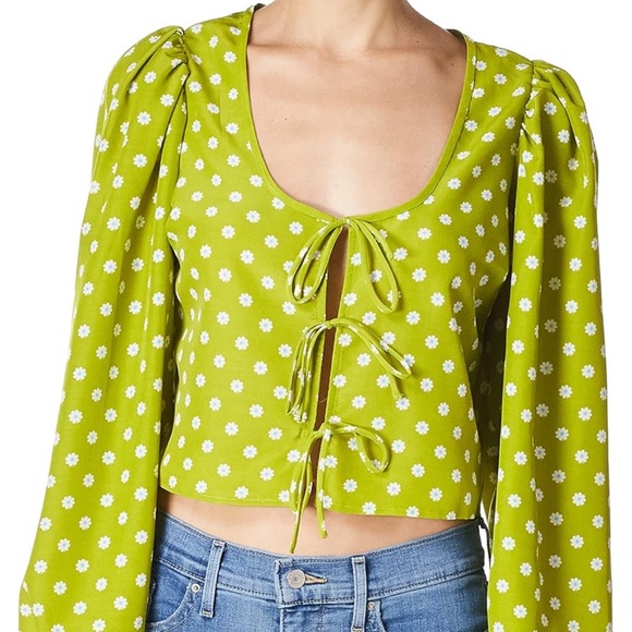 Levi’s green and white blouse - Picture 5 of 5